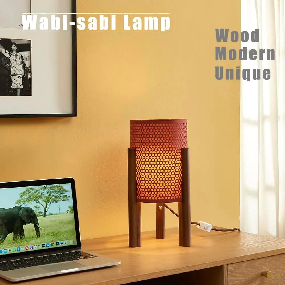 Unique Wood Tripod Table Lamp For Living Room Bedroom Kids Bedside - Cool Simple Design Wabi-Sabi Nightstand Light For
Unique Wood Tripod Table Lamp For Living Room Bedroom Kids Bedside - Cool Simple Design Wabi-Sabi Nightstand Light For