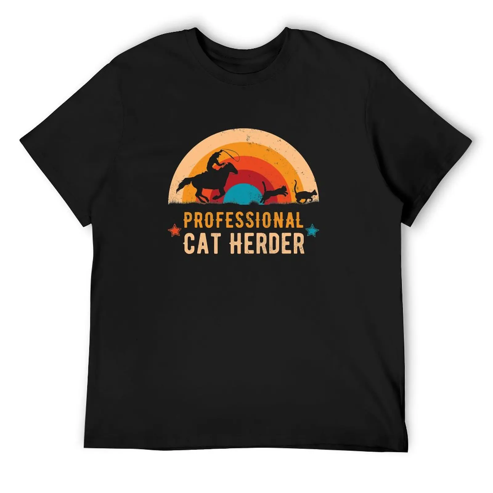 Professional Cat Herder into retro sunset T-Shirt blanks korean fashion customs design your own shirts men
Professional Cat Herder into retro sunset T-Shirt blanks korean fashion customs design your own shirts men