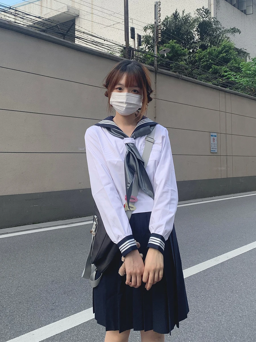 Оригинальный матросский костюм YUANN Seagull Line Mid-orm JK orm School Supply TC Fabric Basic Sle Long Sve Осень Зима
Оригинальный матросский костюм YUANN Seagull Line Mid-orm JK orm School Supply TC Fabric Basic Sle Long Sve Осень Зима