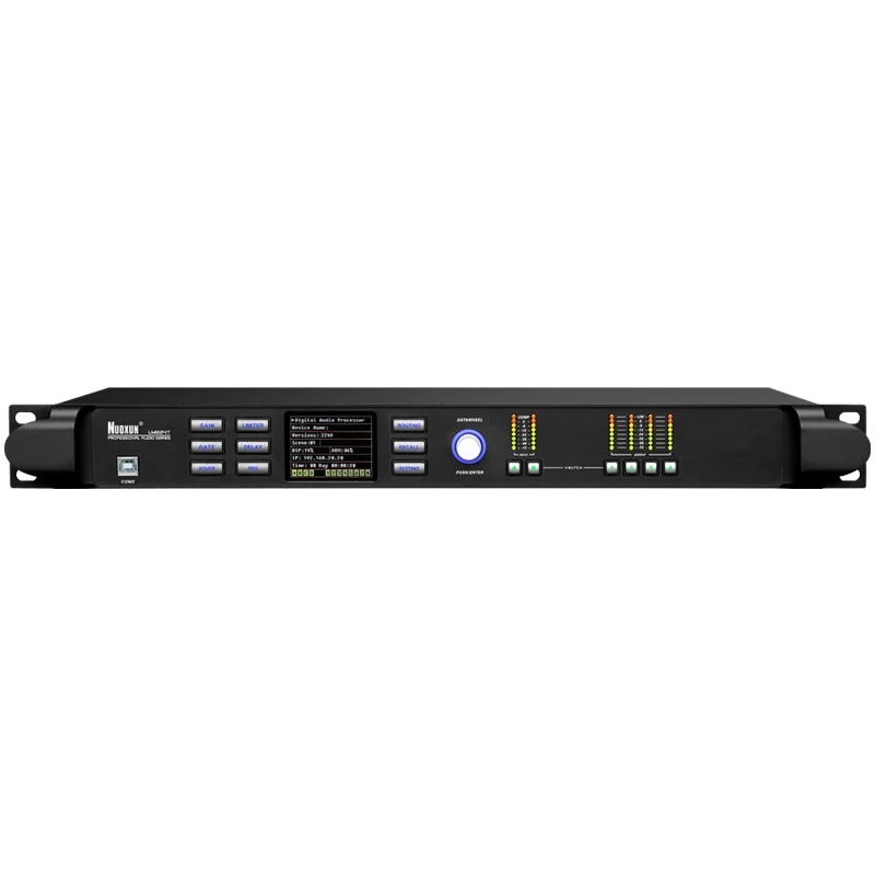 LM824RT Профессиональная система управления громкоговорителями DSP Цифровой аудиопроцессор 96 кГц с аудио 2 входа 4 выходами
LM824RT Профессиональная система управления громкоговорителями DSP Цифровой аудиопроцессор 96 кГц с аудио 2 входа 4 выходами