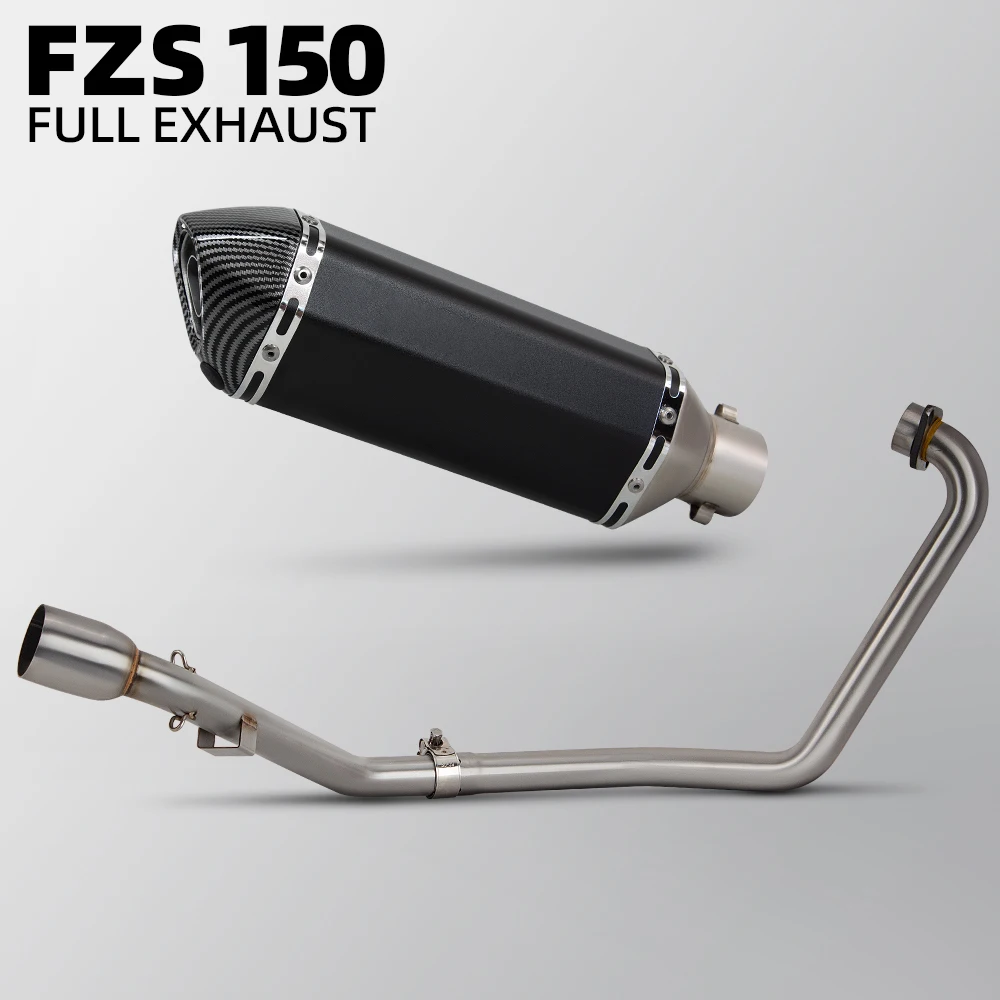 FZ150 exhaust header pipe For Yamaha FZ150 FZ15 FZS150 FZ 150 S150 Motorcycle exhaust system street bike muffler with DB Killer
FZ150 exhaust header pipe For Yamaha FZ150 FZ15 FZS150 FZ 150 S150 Motorcycle exhaust system street bike muffler with DB Killer