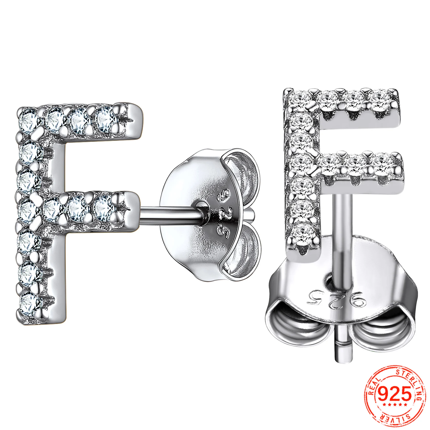 ChainsPro 925 Sterling Silver Initials Earrings Women Letters A-Z Exquisite Minimalist Jewelry Square Crystal Zircon Earrings
ChainsPro 925 Sterling Silver Initials Earrings Women Letters A-Z Exquisite Minimalist Jewelry Square Crystal Zircon Earrings