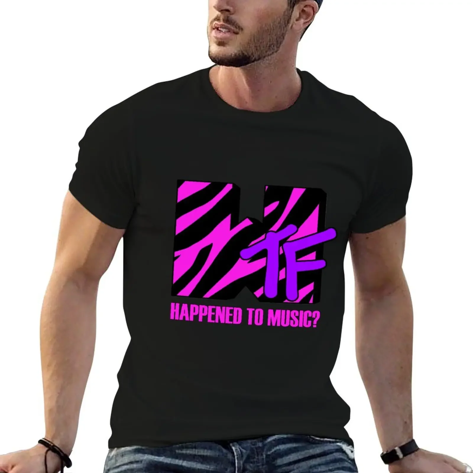 WTF Happened To Music MTV Style Logo 3 T-Shirt summer 2025 Clothing funny shirt cotton mens plain t shirts
WTF Happened To Music MTV Style Logo 3 T-Shirt summer 2025 Clothing funny shirt cotton mens plain t shirts
