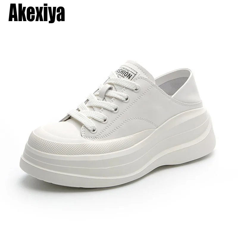 White Sneakers For Women 2023 Genuine leather New Fashion Women's Shoes Sports Thick Sneakers Lady
White Sneakers For Women 2023 Genuine leather New Fashion Women's Shoes Sports Thick Sneakers Lady