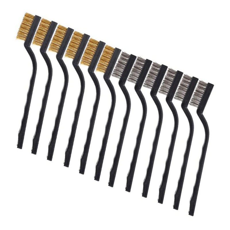 12-Piece Wire Brush Scraping Handle Brush Set Is Used To Clean Welding Slag Rust
12-Piece Wire Brush Scraping Handle Brush Set Is Used To Clean Welding Slag Rust