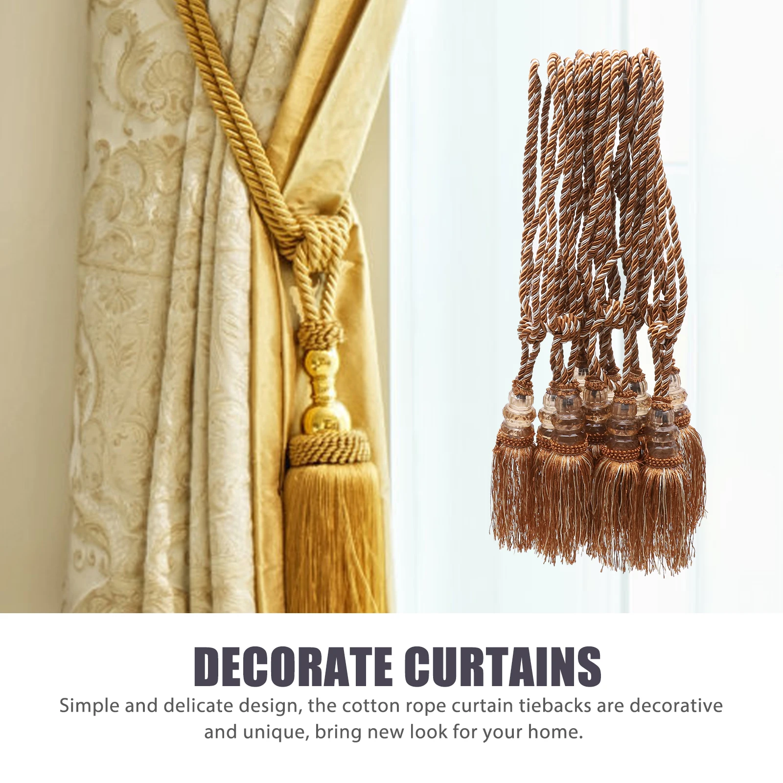 10pcs Curtain Trim For Home Decor Diy Curtain Pendant Crafts Pillow Sofa Tablecloth Valance Edge Decoration Pendant
10pcs Curtain Trim For Home Decor Diy Curtain Pendant Crafts Pillow Sofa Tablecloth Valance Edge Decoration Pendant