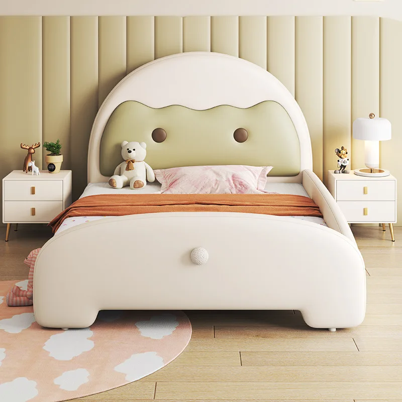 Cute little dinosaur boy modern slide bed solid wood frame princess leather modern Jane
Cute little dinosaur boy modern slide bed solid wood frame princess leather modern Jane