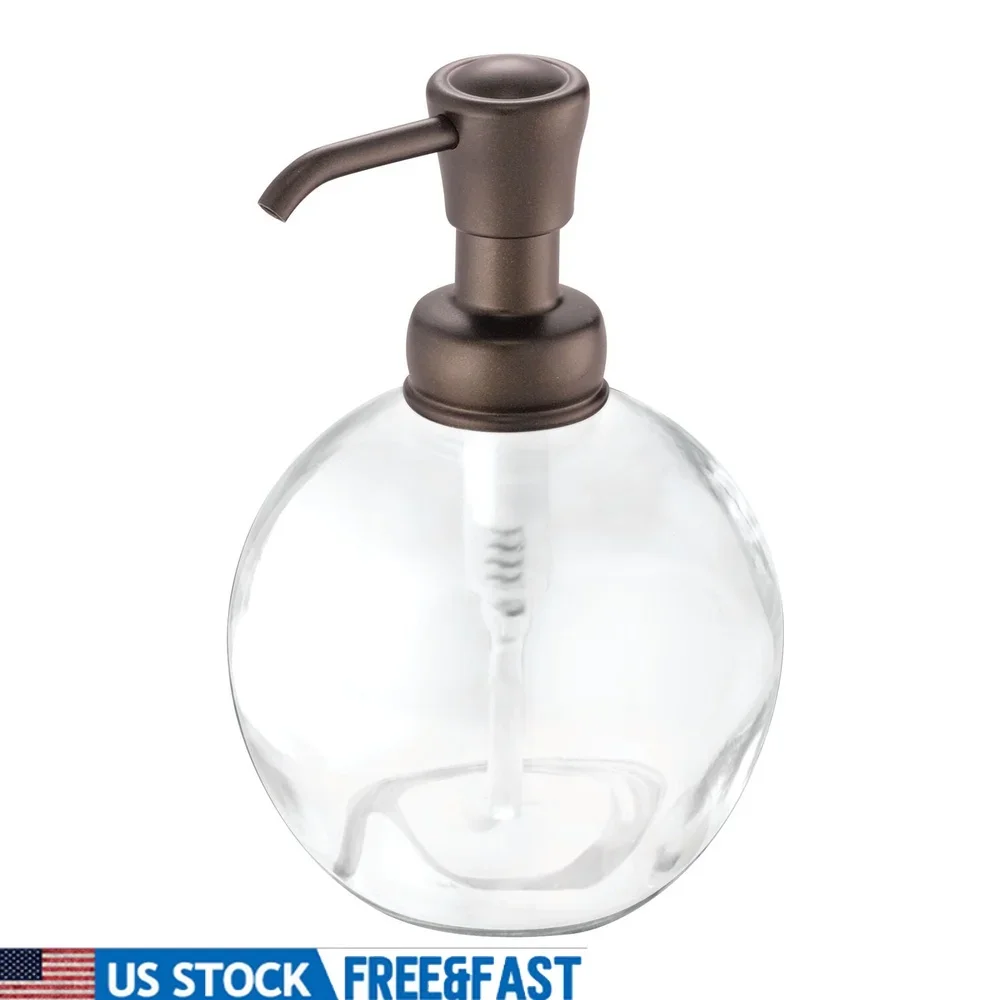 Дозатор для мыла из бронзового стекла, экологически чистый многоразовый насос для жидкости, кухонная столешница для ванны, прочный, нескользящий, устойчивый к ржавчине 
Дозатор для мыла из бронзового стекла, экологически чистый многоразовый насос для жидкости, кухонная столешница для ванны, прочный, нескользящий, устойчивый к ржавчине