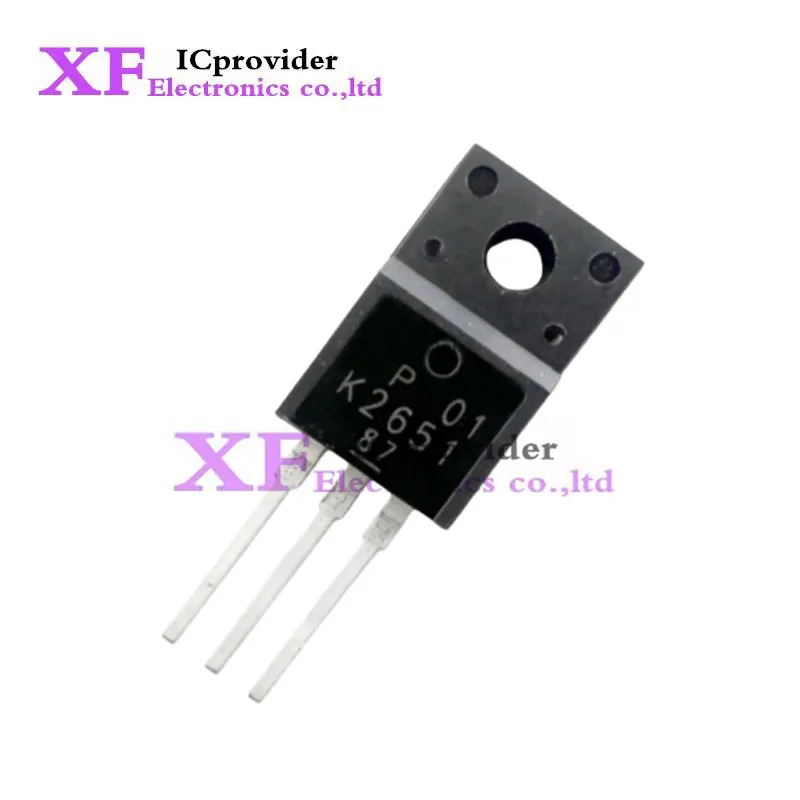 10pcs K2651 2SK2651 F 900V 6A
10pcs K2651 2SK2651 F 900V 6A