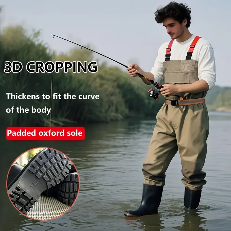 Утолщенные нейлоновые рыболовные штаны, рыболовный комбинезон, водонепроницаемые штаны.
Утолщенные нейлоновые рыболовные штаны, рыболовный комбинезон, водонепроницаемые штаны.