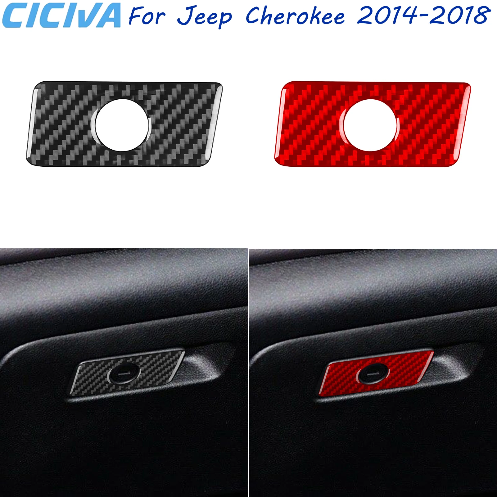 For Jeep Cherokee 2014-2018 Auto Glove Box Handle B Model Decal Real Carbon Fiber Car Decoration Accessory Sticker
For Jeep Cherokee 2014-2018 Auto Glove Box Handle B Model Decal Real Carbon Fiber Car Decoration Accessory Sticker