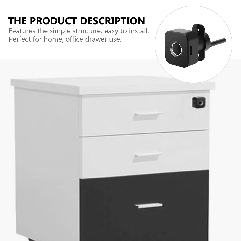 Fingerprint Drawer Lock ABS Material Intelligent Electronic Unlocking Keyless Replacement Durable Practical Long Lasting
Fingerprint Drawer Lock ABS Material Intelligent Electronic Unlocking Keyless Replacement Durable Practical Long Lasting