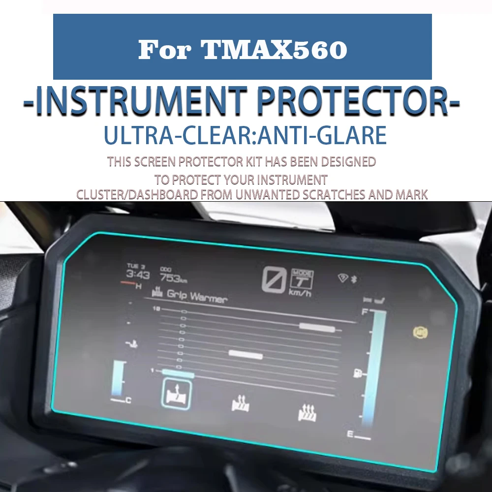 for YAMAHA TMAX560 TMAX 560 2022 2023 Motorcycle Accessories Speedometer Instrument Protective Film Dashboard Screen Protector
for YAMAHA TMAX560 TMAX 560 2022 2023 Motorcycle Accessories Speedometer Instrument Protective Film Dashboard Screen Protector