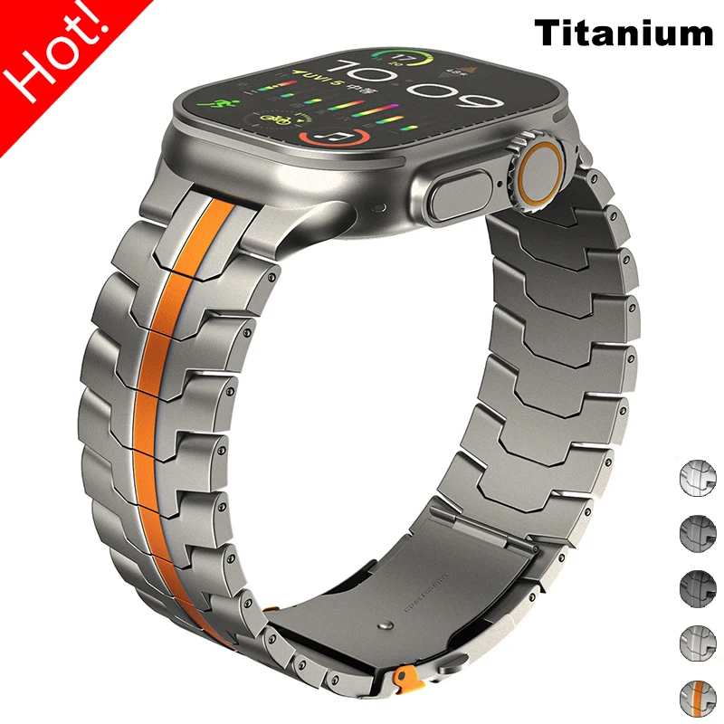 Роскошный титановый металлический ремешок для Apple Watch Band Ultra 2 49 мм 46 мм 45 мм 44 мм 42 мм 40 41 мм Браслет IWatch Series 10 9 8 7 6 SE 5
Роскошный титановый металлический ремешок для Apple Watch Band Ultra 2 49 мм 46 мм 45 мм 44 мм 42 мм 40 41 мм Браслет IWatch Series 10 9 8 7 6 SE 5