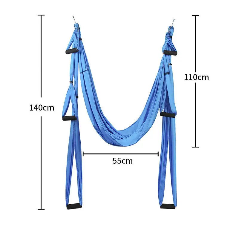 New Style High Quality Silk Fabric High-Strength Soft Nylon Yoga Hammock, Aerial Yoga Swing Anti-Gravity Hammock Yoga
New Style High Quality Silk Fabric High-Strength Soft Nylon Yoga Hammock, Aerial Yoga Swing Anti-Gravity Hammock Yoga