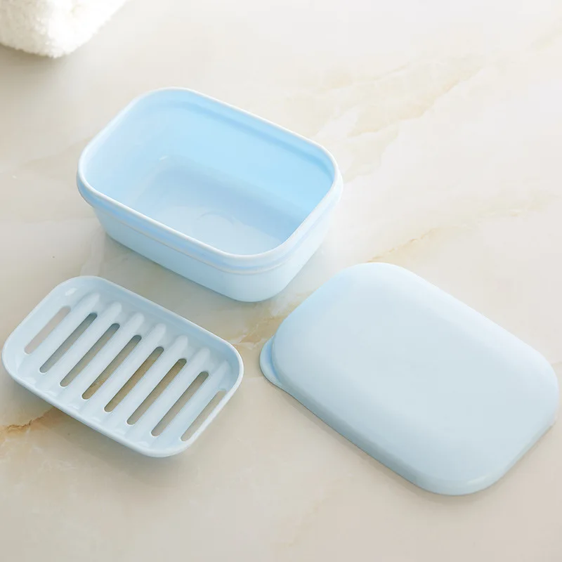 Soap Dish with Lid Square Seal Leakproof Travel Portable Dual Compartment Drain Installation Non-Destructive Design Modern
Soap Dish with Lid Square Seal Leakproof Travel Portable Dual Compartment Drain Installation Non-Destructive Design Modern