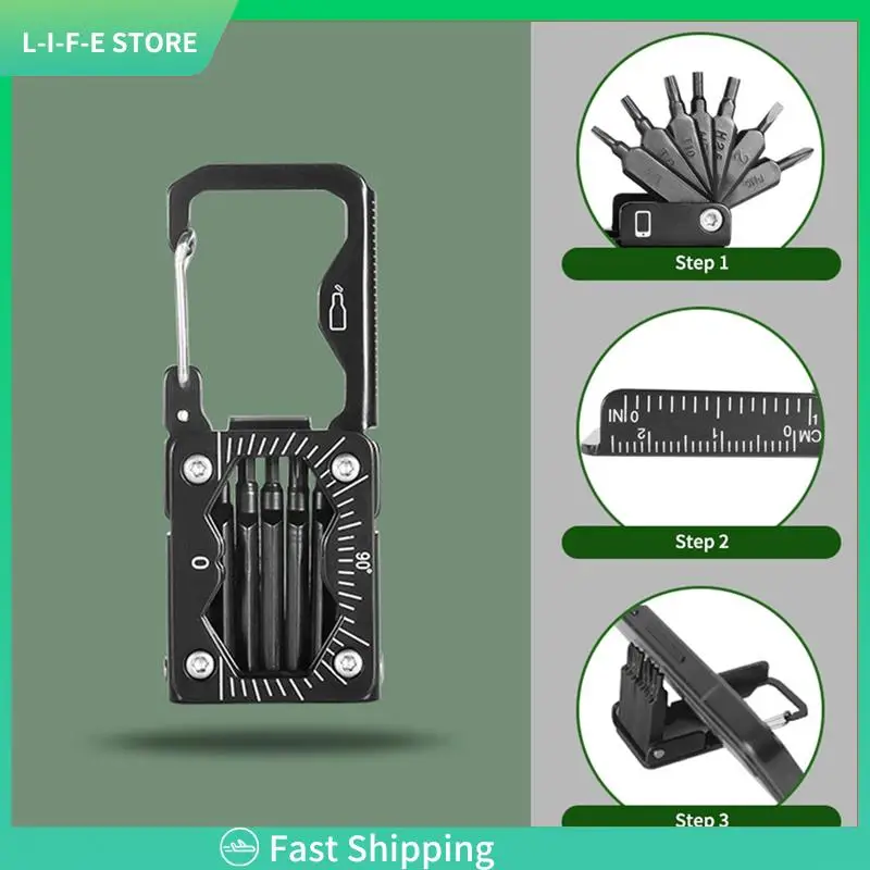 Outdoor Portable Screwdriver Set With Vehicle Maintenance Tools Multi-Function Folding Tool Measuring Device Measuring-AA98
Outdoor Portable Screwdriver Set With Vehicle Maintenance Tools Multi-Function Folding Tool Measuring Device Measuring-AA98