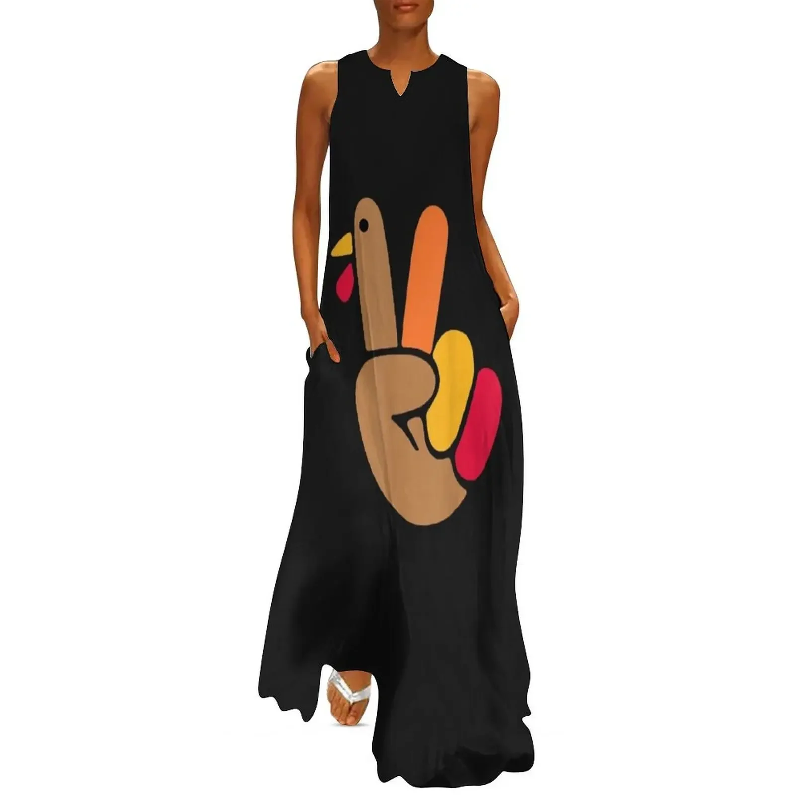 Peace Hand Turkey Design For Ugly Thanksgiving Sweater Idea Long Dress Women long dress dresses korean style Party dresses Dress
Peace Hand Turkey Design For Ugly Thanksgiving Sweater Idea Long Dress Women long dress dresses korean style Party dresses Dress