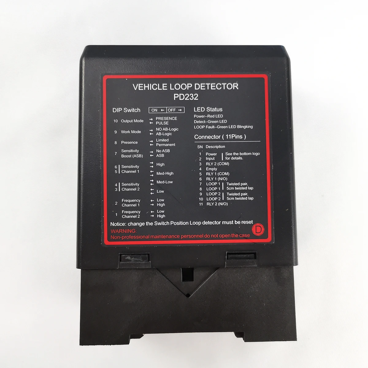 DC12/24V High Security Double Channel Parking Barrier Gate Vehicle Loop Detector
DC12/24V High Security Double Channel Parking Barrier Gate Vehicle Loop Detector