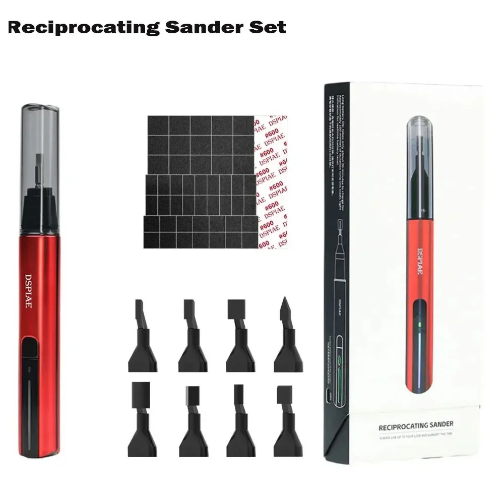DSPIAE ES-A Reciprocating Sander for Gundam Model DIY Electric USB Charge Grinding Sanding Heads Sandpaper Military Craft Tools
DSPIAE ES-A Reciprocating Sander for Gundam Model DIY Electric USB Charge Grinding Sanding Heads Sandpaper Military Craft Tools