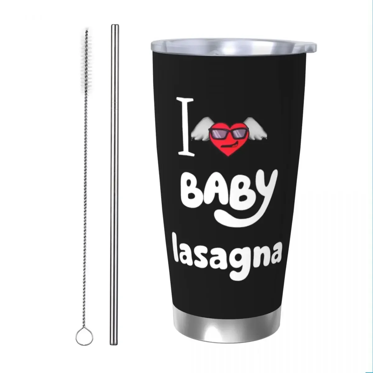 Изолированный стакан Baby Lasagna с крышкой для соломинки, кофейные кружки из нержавеющей стали, чашка для автомобильной бутылки с двойными стенками, 20 унций
Изолированный стакан Baby Lasagna с крышкой для соломинки, кофейные кружки из нержавеющей стали, чашка для автомобильной бутылки с двойными стенками, 20 унций