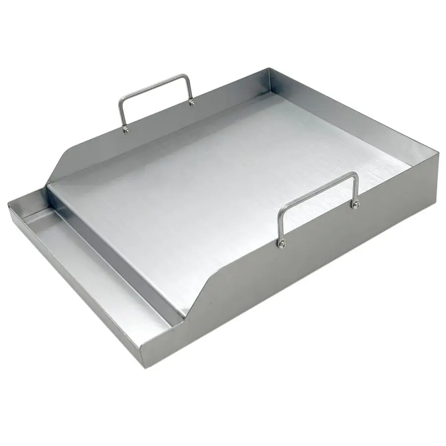 Детали DS125 Кулинарная сковорода для барбекю из нержавеющей стали, универсальная сковорода с плоским верхом и 2 ручками для большинства газовых грилей, W12,5D16H2.75, H
Детали DS125 Кулинарная сковорода для барбекю из нержавеющей стали, универсальная сковорода с плоским верхом и 2 ручками для большинства газовых грилей, W12,5D16H2.75, H