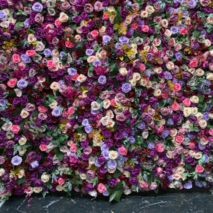 3D purple rose Peony and green leaf artificial plant flower wall wedding background decoration birthday banquet event layout
3D purple rose Peony and green leaf artificial plant flower wall wedding background decoration birthday banquet event layout