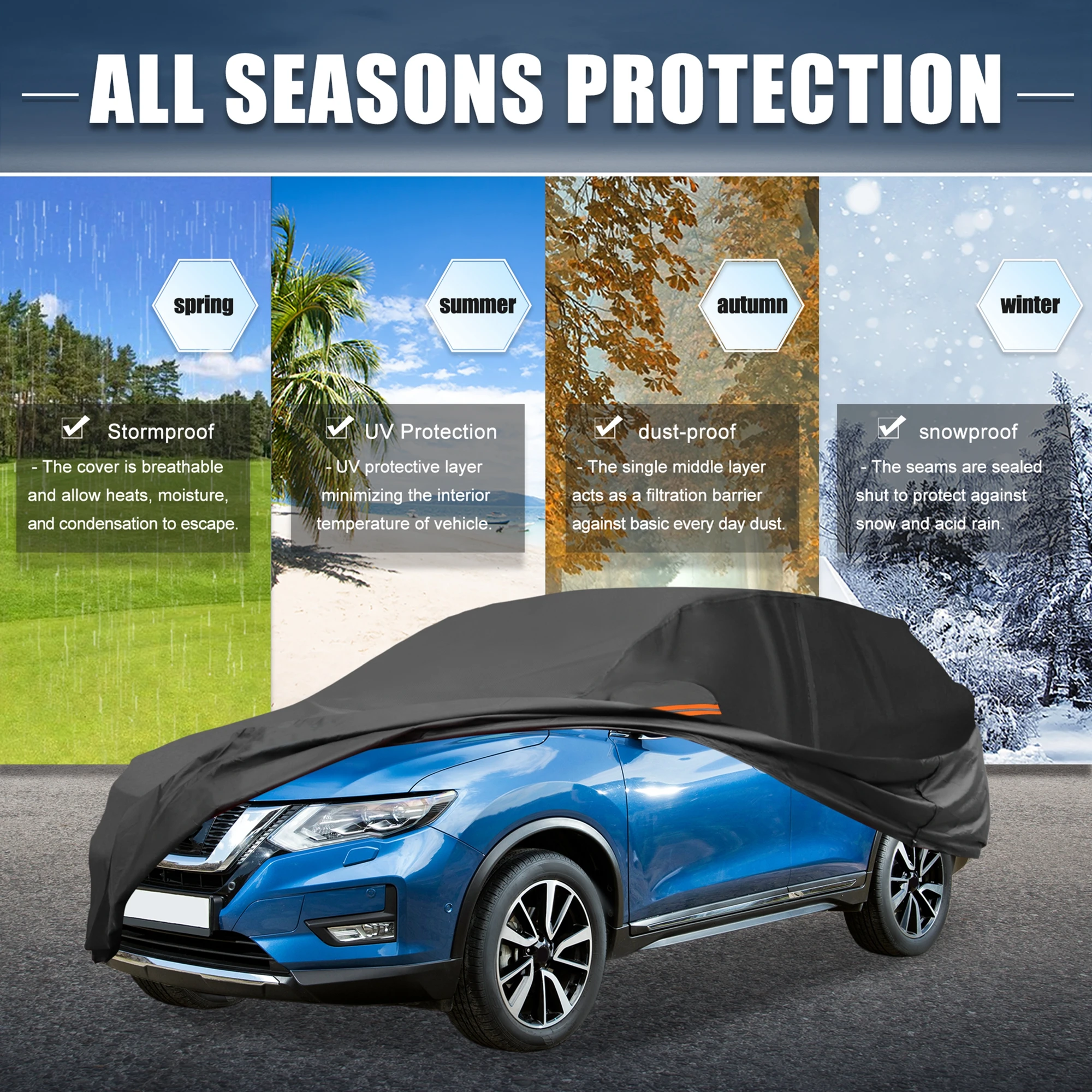 Водонепроницаемый автомобильный чехол Uxcell 210D-Pu Oxford для Jeep Grand 11-23 на молнии, черный
Водонепроницаемый автомобильный чехол Uxcell 210D-Pu Oxford для Jeep Grand 11-23 на молнии, черный