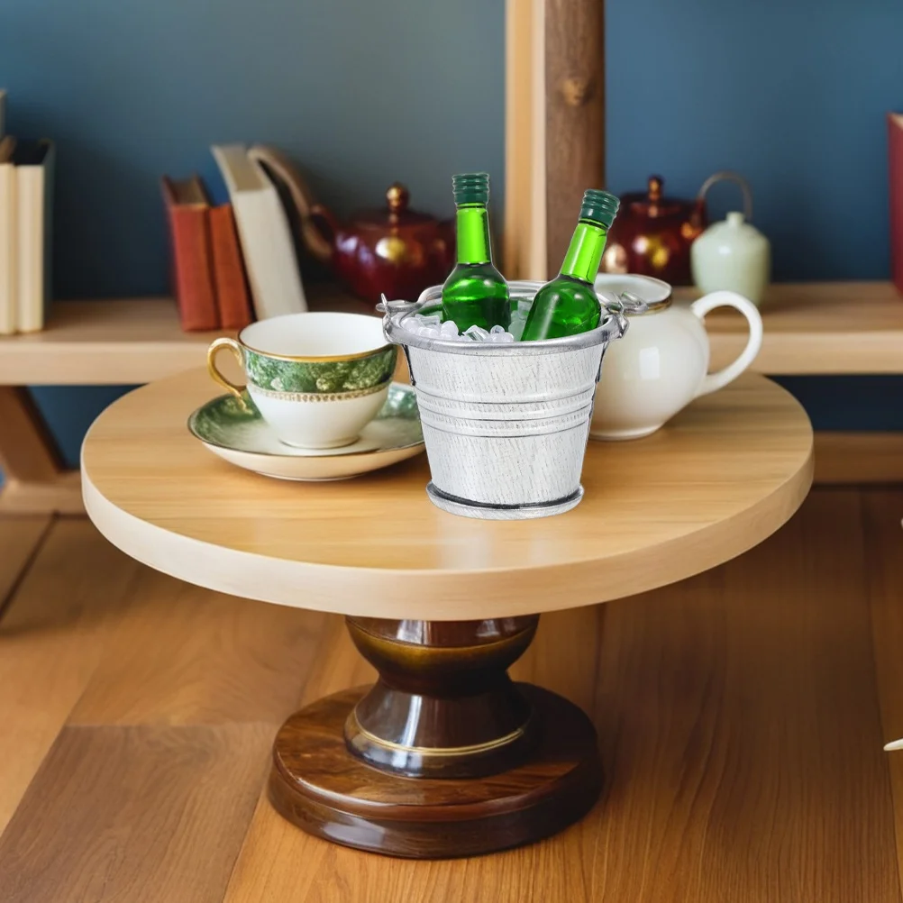 1 Set Miniature Ice Bucket For Dollhouse With Wine Bottle Fake Ice Cubes Fairy Garden Bar Kids Pretend Play Accessories Decor
1 Set Miniature Ice Bucket For Dollhouse With Wine Bottle Fake Ice Cubes Fairy Garden Bar Kids Pretend Play Accessories Decor