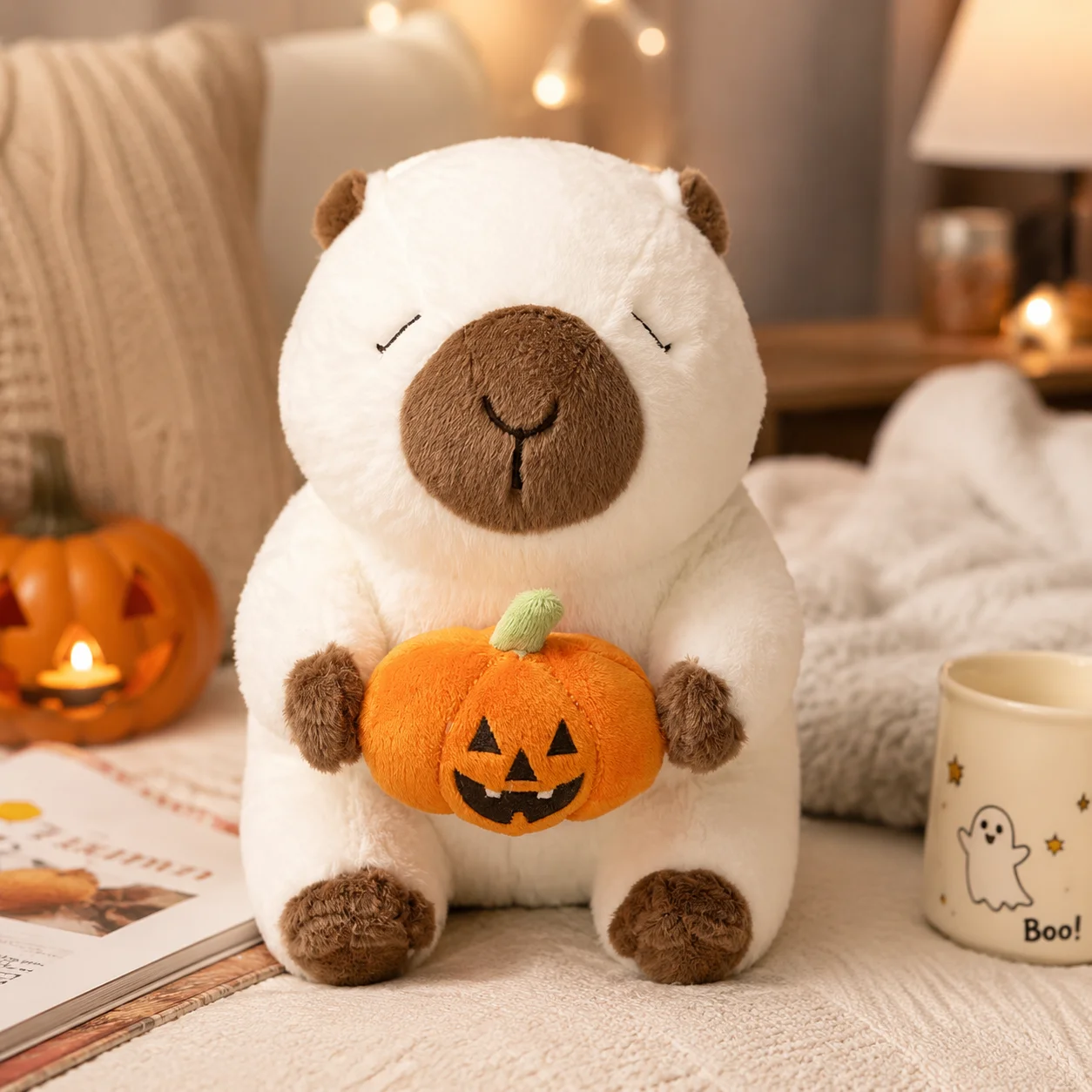 Capybara Plush Stuffed Animal Soft Kawaii Christmas Holiday Plush Doll Gift For Kids Adults Room Decor White Collectible Toy
Capybara Plush Stuffed Animal Soft Kawaii Christmas Holiday Plush Doll Gift For Kids Adults Room Decor White Collectible Toy