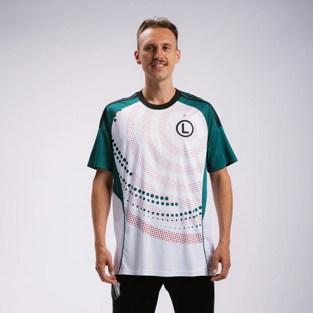 3d Legia Warsaw Special Edition Soccer Jersey - Red White & Green Plus500 Sponsor Club Badge Unique Design for Fans & Supporters
3d Legia Warsaw Special Edition Soccer Jersey - Red White & Green Plus500 Sponsor Club Badge Unique Design for Fans & Supporters