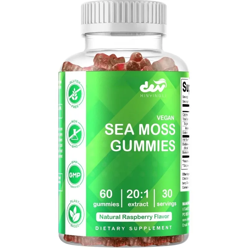 Seaweed gummies 60 capsules - made from bladder and burdock roots - suitable for thyroid, energy, and immune support
Seaweed gummies 60 capsules - made from bladder and burdock roots - suitable for thyroid, energy, and immune support