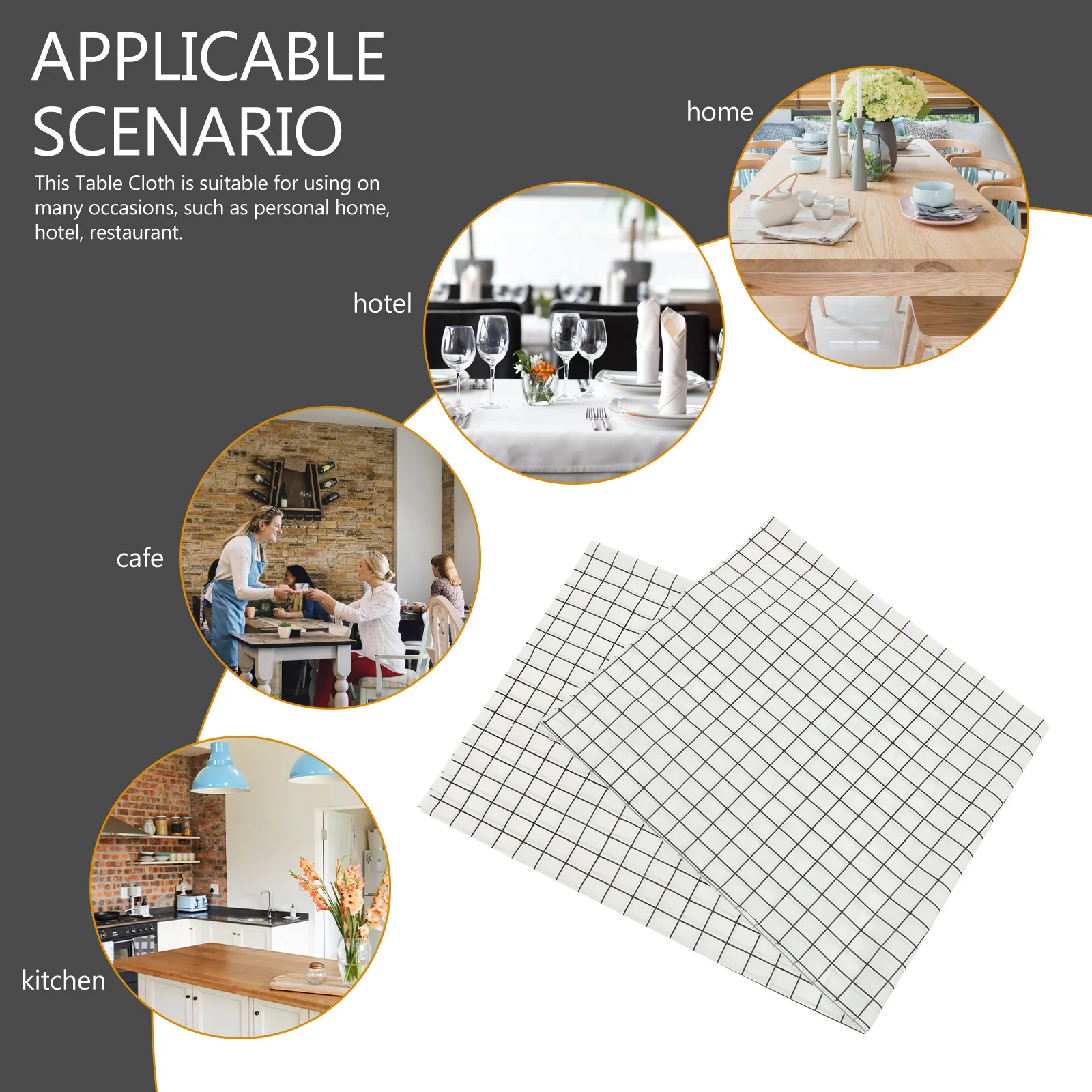 2pcs Waterproof Tablecloth Smooth PEVA Material Easy Clean Dust Proof Camping Picnic Travel White Color Foldable Long Lasting
2pcs Waterproof Tablecloth Smooth PEVA Material Easy Clean Dust Proof Camping Picnic Travel White Color Foldable Long Lasting