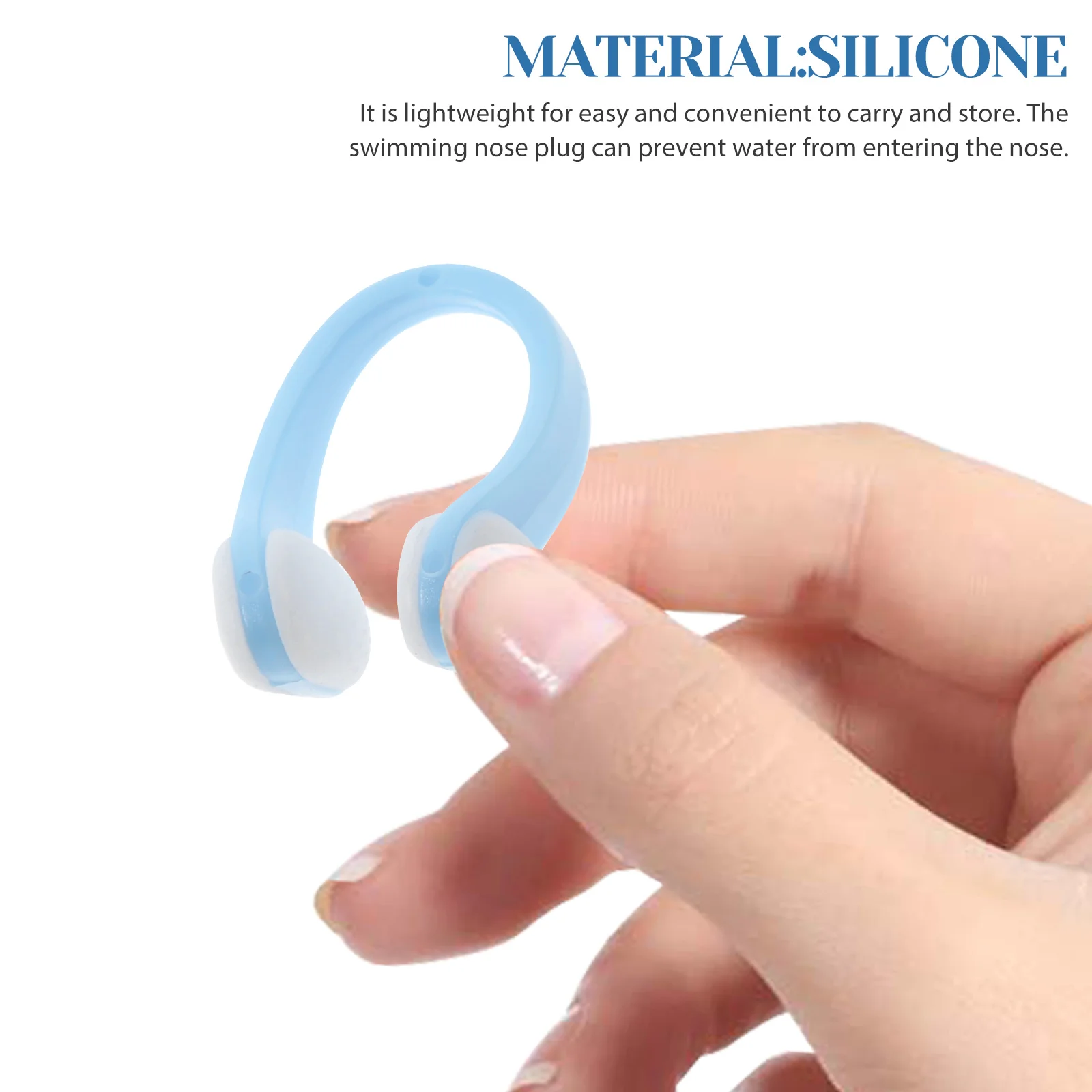 Swimming Nose Clip Silicone Soft Flexible Fit for Adults Anti-Leakage Secure Hold Lightweight Portable Swim
Swimming Nose Clip Silicone Soft Flexible Fit for Adults Anti-Leakage Secure Hold Lightweight Portable Swim
