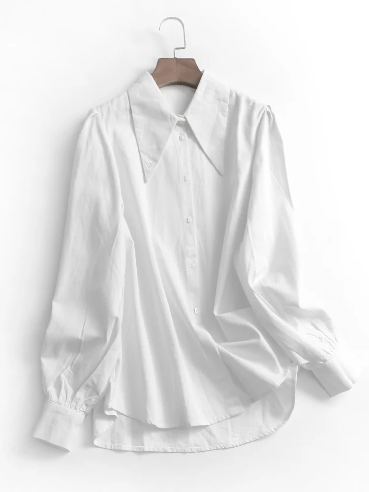 Loose Long Sleeve Pure Color Shirt Simple Style Single Button Turn-down Collar Commuter Women's Fashion Autumn Winter New Arr...
Loose Long Sleeve Pure Color Shirt Simple Style Single Button Turn-down Collar Commuter Women's Fashion Autumn Winter New Arr...