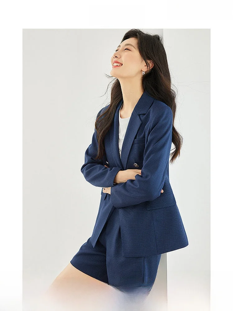 Fashionable Royal Blue Professional Women's Suit Set Two-Piece High-End Spring 2026 Ensemble Elegant Business Style
Fashionable Royal Blue Professional Women's Suit Set Two-Piece High-End Spring 2026 Ensemble Elegant Business Style