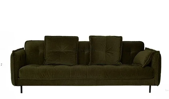 FG44Small apartment multi-person goose down retro dark green living room fabric straight row sofa
FG44Small apartment multi-person goose down retro dark green living room fabric straight row sofa