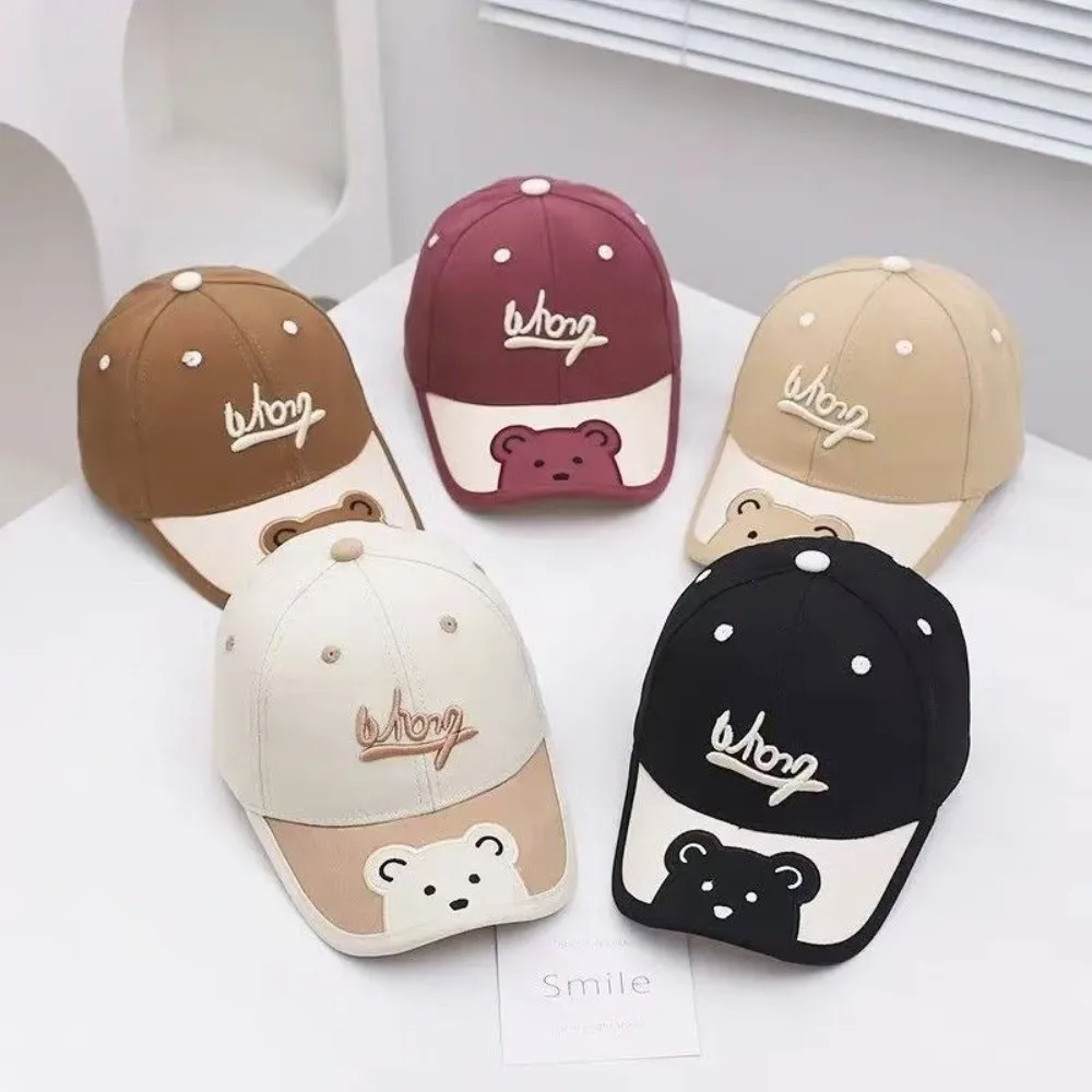 Hip Hop Cartoon Bear Sun Visor Hat Casual Breathable Flat Brim Hat Adjustable Baseball Cap Children
Hip Hop Cartoon Bear Sun Visor Hat Casual Breathable Flat Brim Hat Adjustable Baseball Cap Children