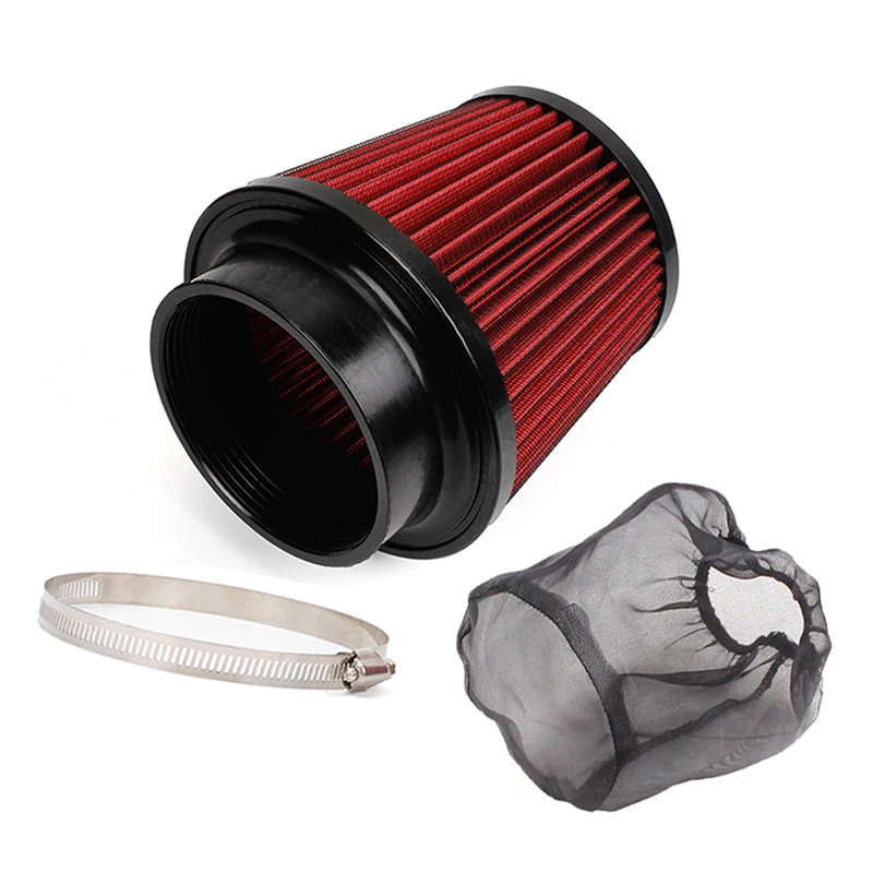 4 Inch Universal Round Cone Mushroom Head Air Intake Filter With Clamp Mesh Kit Durable New
4 Inch Universal Round Cone Mushroom Head Air Intake Filter With Clamp Mesh Kit Durable New