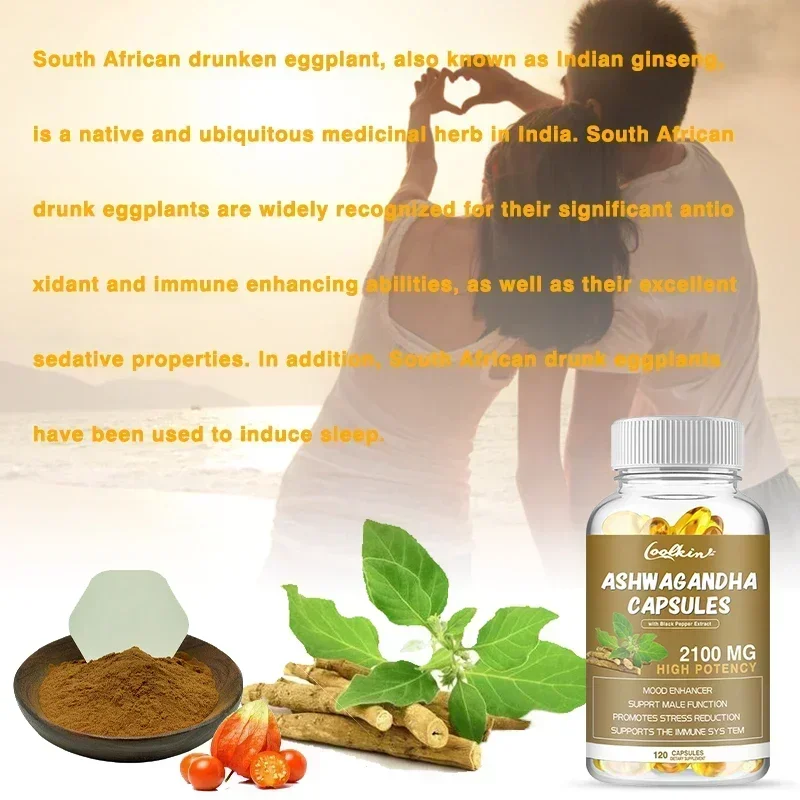 Organic Ashwagandha Root Extract Capsule Supplement Help Stress, Focus, Brain, Energy Support Sleep Health
Organic Ashwagandha Root Extract Capsule Supplement Help Stress, Focus, Brain, Energy Support Sleep Health