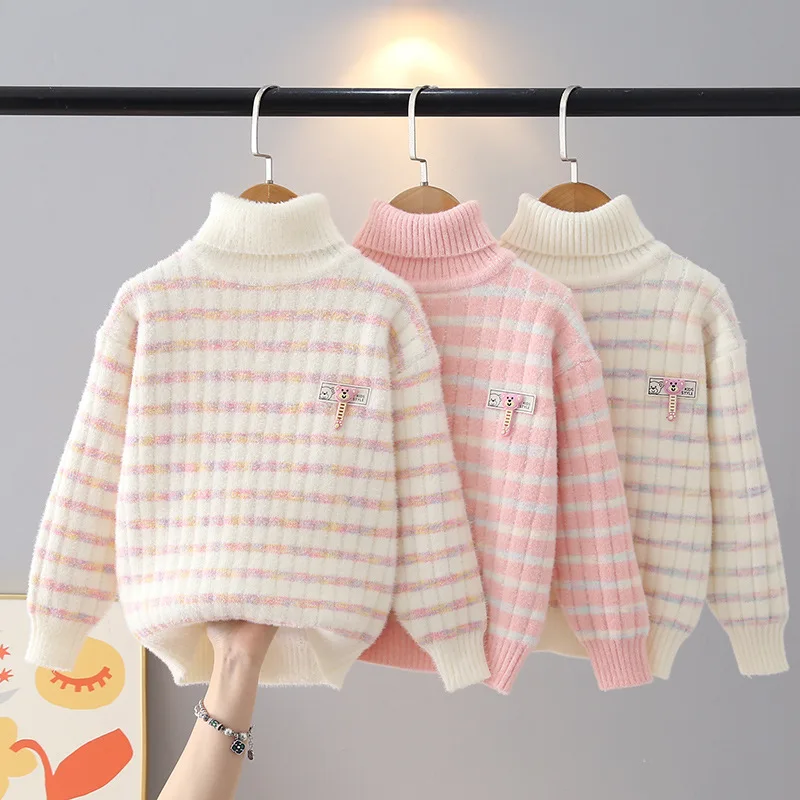 New Stripes Baby Sweaters Clothes Autumn Winter Long Sleeve Knited Pullover Little Kids Girls Leisure Keep Warm Knitwear IY11233
New Stripes Baby Sweaters Clothes Autumn Winter Long Sleeve Knited Pullover Little Kids Girls Leisure Keep Warm Knitwear IY11233