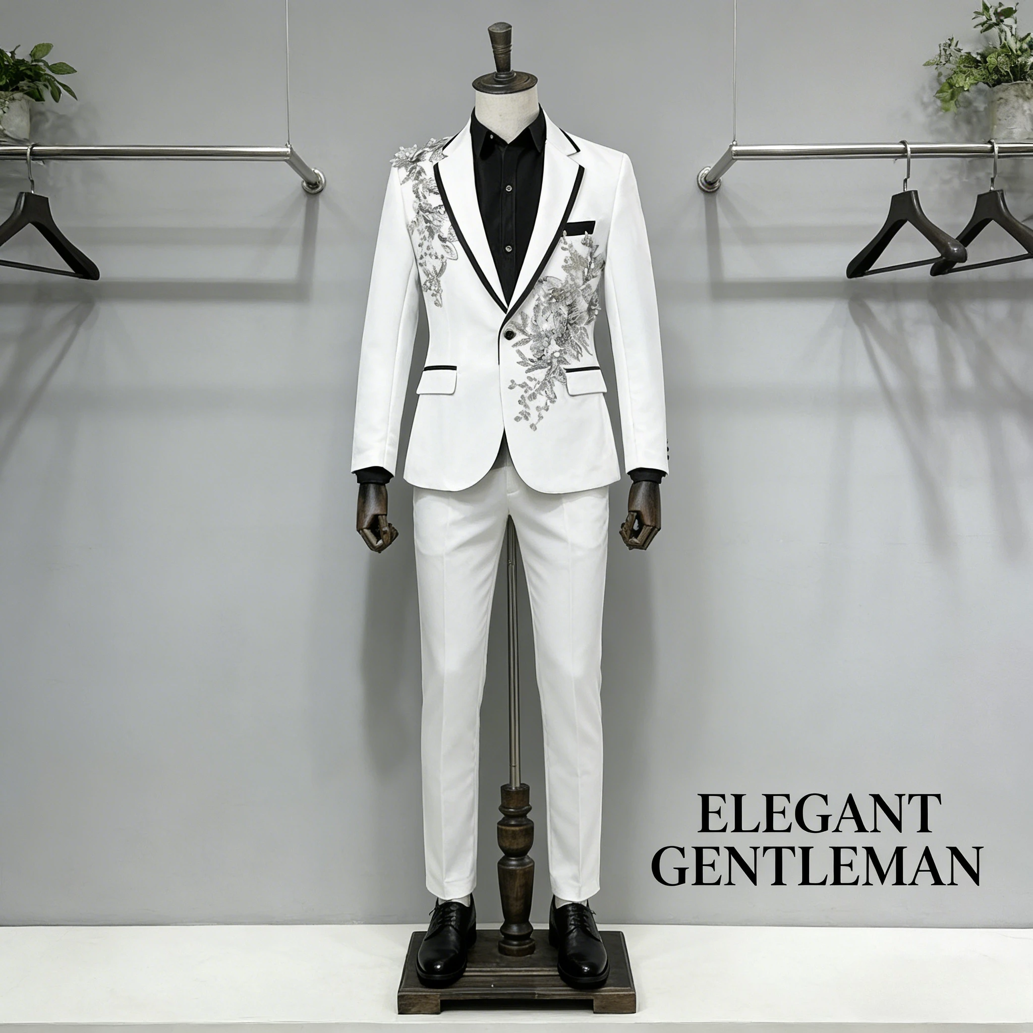 Мужской сценический костюм для выступлений, пиджак с 3D-цветочным узором и инкрустацией стразами, комплект для выступлений в баре, для ведущих, для вечеринок и шоу
Мужской сценический костюм для выступлений, пиджак с 3D-цветочным узором и инкрустацией стразами, комплект для выступлений в баре, для ведущих, для вечеринок и шоу