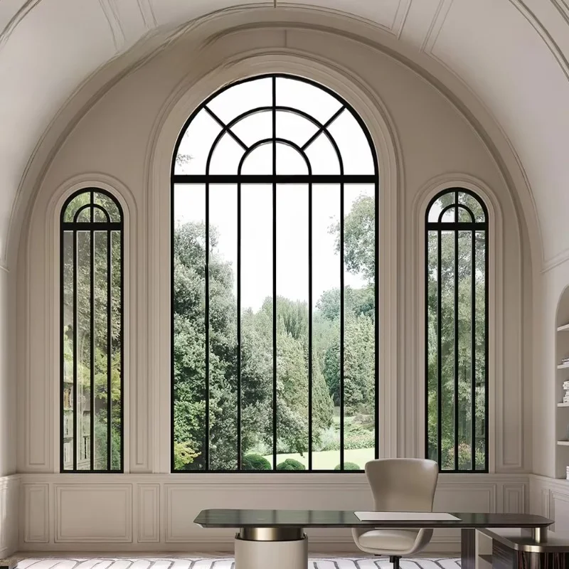 Villa energy-saving aluminum double-layer glass panoramic fixed window
Villa energy-saving aluminum double-layer glass panoramic fixed window
