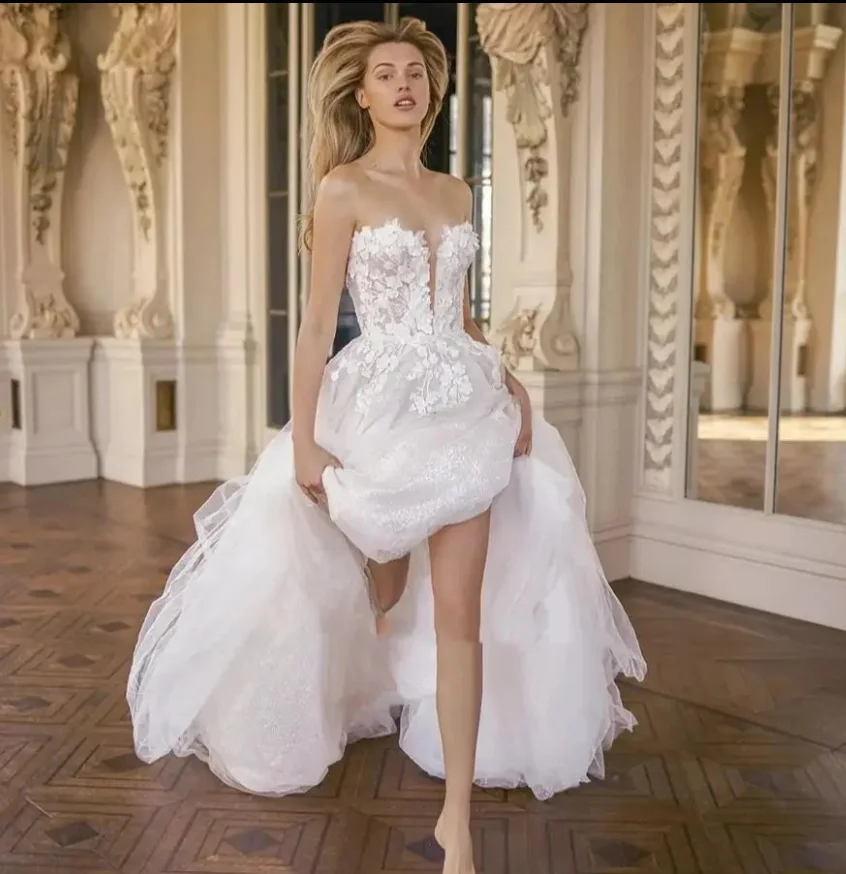 Boho Beach Vestidos De Novia со съемными длинными пышными рукавами и v-образным вырезом, кружевные свадебные платья, аппликации по индивидуальному заказу, Vestido De Noiva
Boho Beach Vestidos De Novia со съемными длинными пышными рукавами и v-образным вырезом, кружевные свадебные платья, аппликации по индивидуальному заказу, Vestido De Noiva