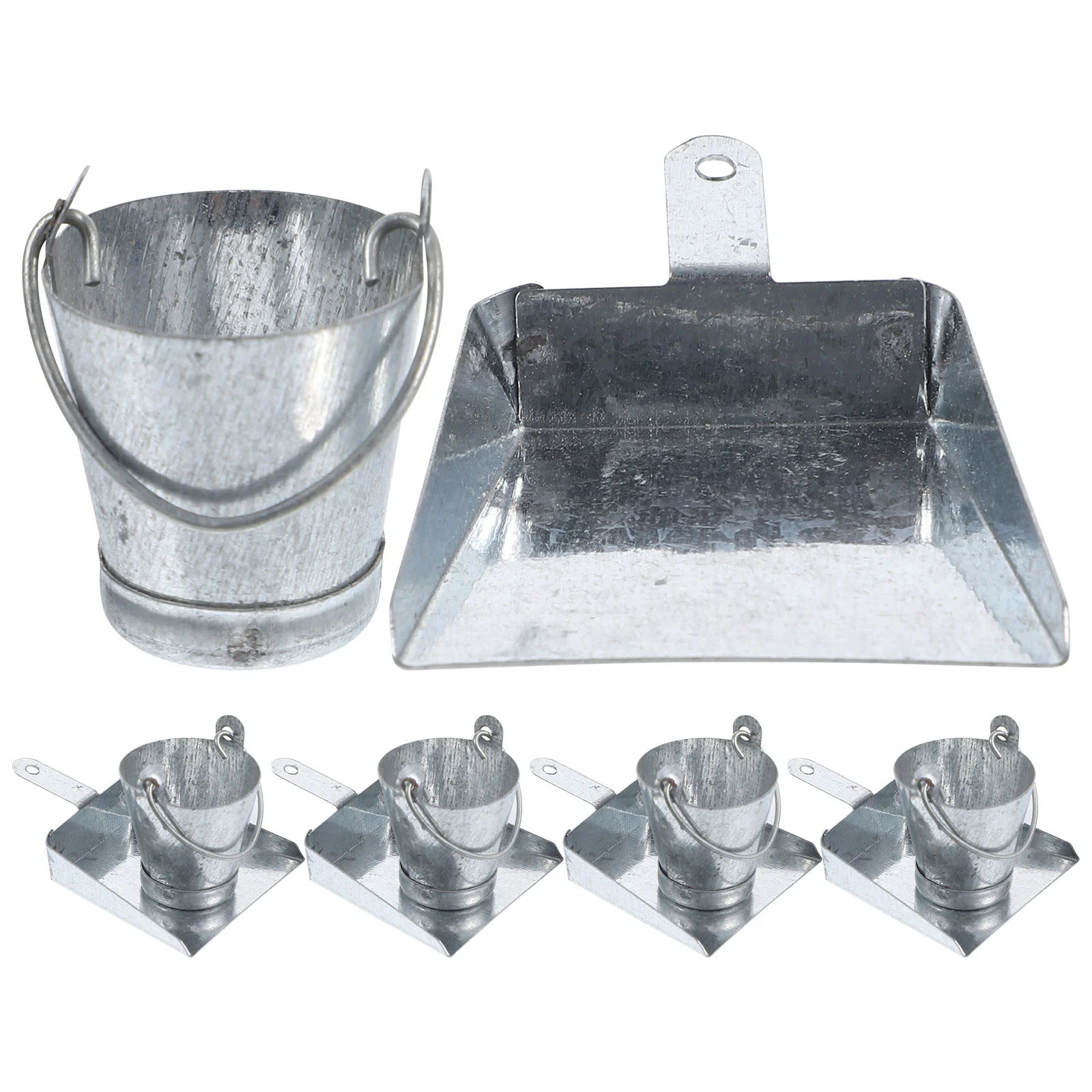 10 Pcs Children’s Toys Tiny House Dollhouse Mini Bucket Kids Buckets and Dustpan Miniature Decor Crafts 25X2CM Silver
10 Pcs Children’s Toys Tiny House Dollhouse Mini Bucket Kids Buckets and Dustpan Miniature Decor Crafts 25X2CM Silver