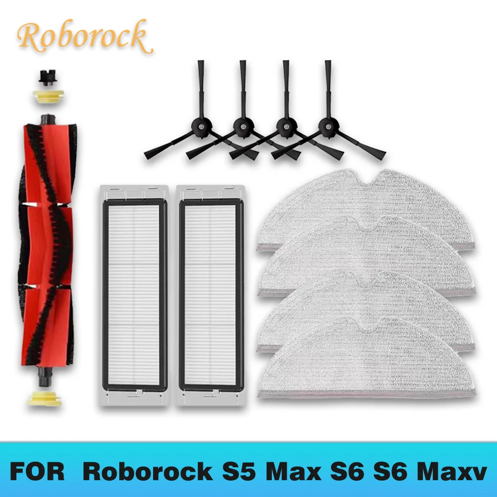 For Xiaomi Roborock S5 Max S6 S6 Maxv Vacuum Cleaner Replacement Kit Roller Brush HEPA Filter Mop Cloth Spare Parts
For Xiaomi Roborock S5 Max S6 S6 Maxv Vacuum Cleaner Replacement Kit Roller Brush HEPA Filter Mop Cloth Spare Parts
