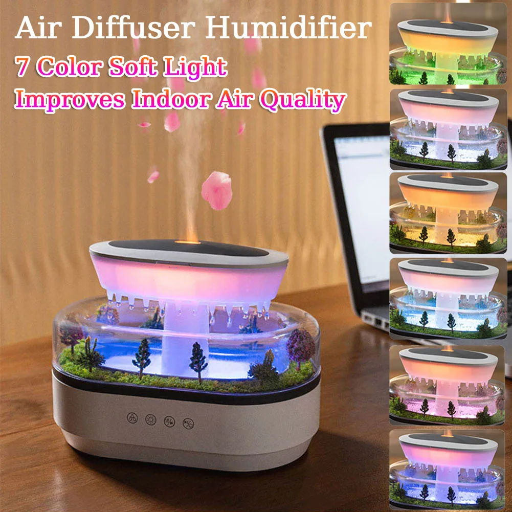 Креативный микропейзажный увлажнитель воздуха с 7 ночниками, диффузор эфирного масла со светодиодной подсветкой и дистанционным управлением для дома
Креативный микропейзажный увлажнитель воздуха с 7 ночниками, диффузор эфирного масла со светодиодной подсветкой и дистанционным управлением для дома