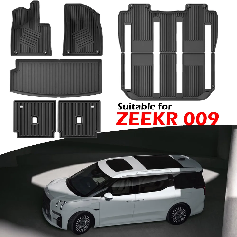 For 6 Seater ZEEKR 009 2024 2025 TPE Floor Mats,All Weather 3D TPE Protector Rear Trunk Pad Cargo Liner Accessories
For 6 Seater ZEEKR 009 2024 2025 TPE Floor Mats,All Weather 3D TPE Protector Rear Trunk Pad Cargo Liner Accessories