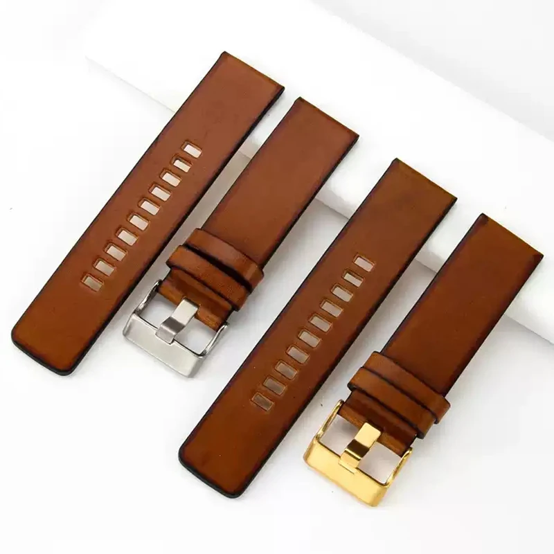 High Quality Vintage Retro Genuine Leather Watchband for Diesel DZ4343 DZ4323 DZ7406 DZT2002 Watch Strap Bracelet 22mm 24mm 26mm
High Quality Vintage Retro Genuine Leather Watchband for Diesel DZ4343 DZ4323 DZ7406 DZT2002 Watch Strap Bracelet 22mm 24mm 26mm
