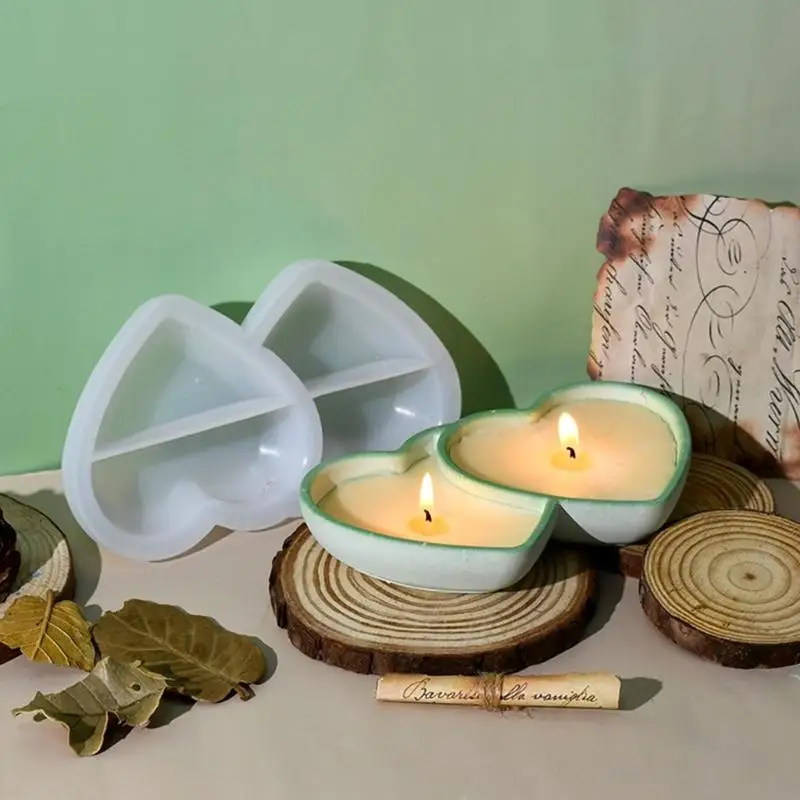Double Heart Silicone Cup Mold High Temperatures Resistant Candlestick Mould Aromatherapys Container Making Mold
Double Heart Silicone Cup Mold High Temperatures Resistant Candlestick Mould Aromatherapys Container Making Mold